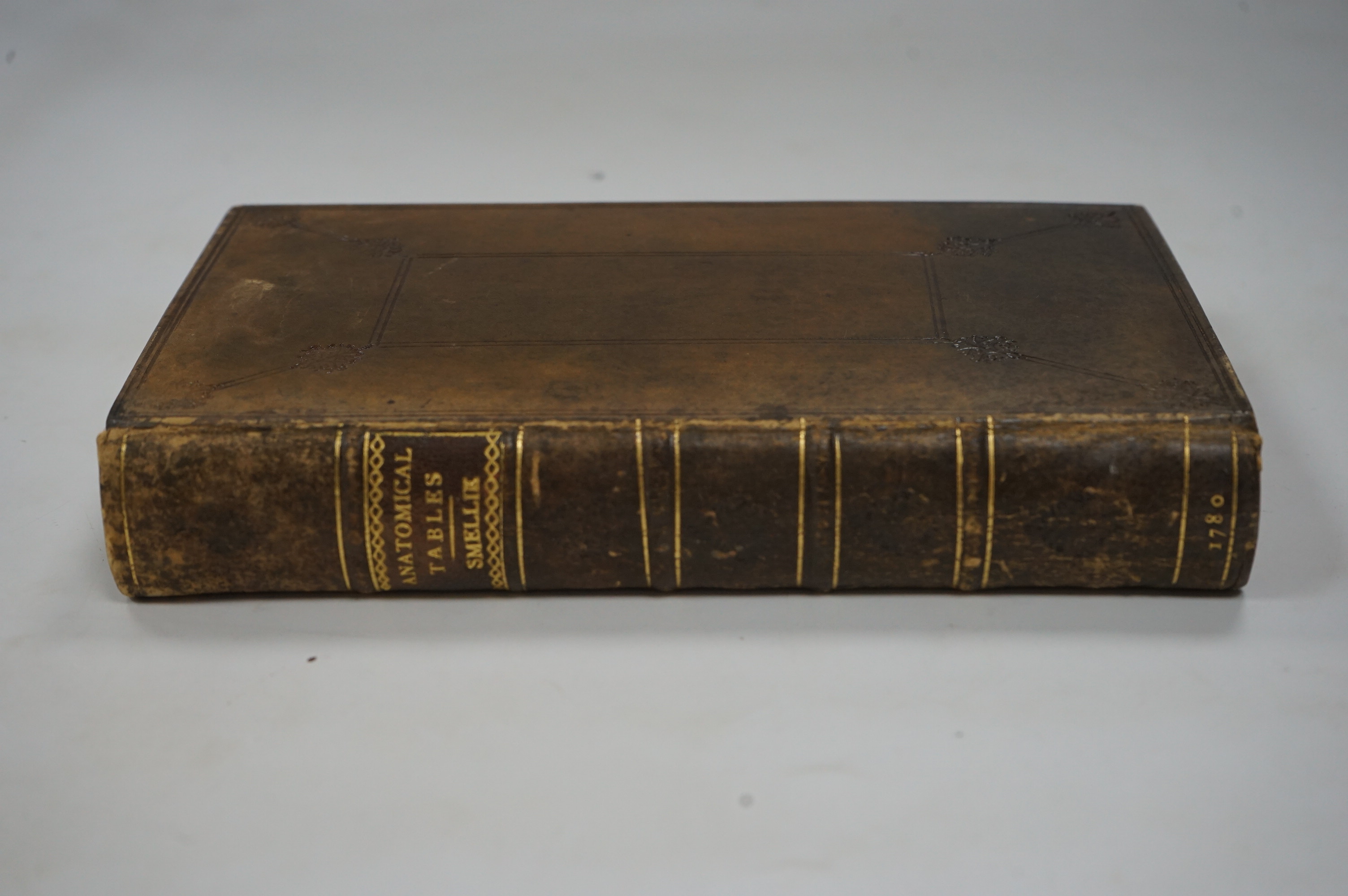 Smellie, William - A Set of Anatomical Tables, with Explanations, and an Abridgement of the Practice of Midwifery ... (new edition). 39 (ex40) engraved plates; sometime rebound 17th cent. style blind decorated panelled c